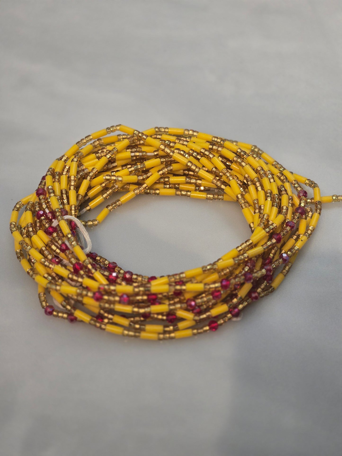 MINI YELLOW STRAW BEADS