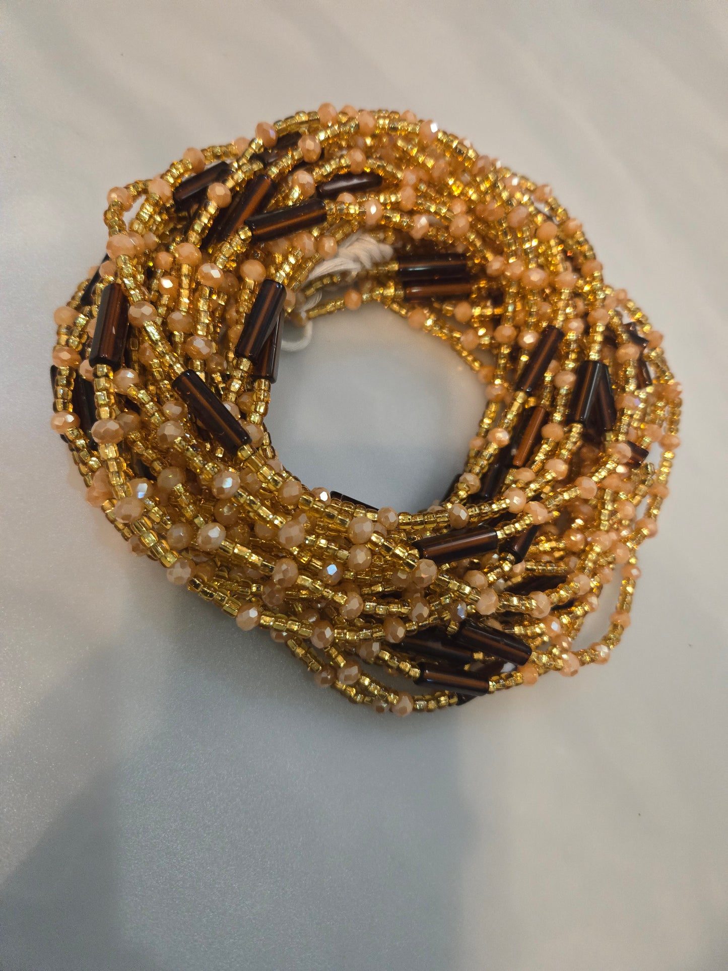 CHOCOLATE  WAIST BEADS