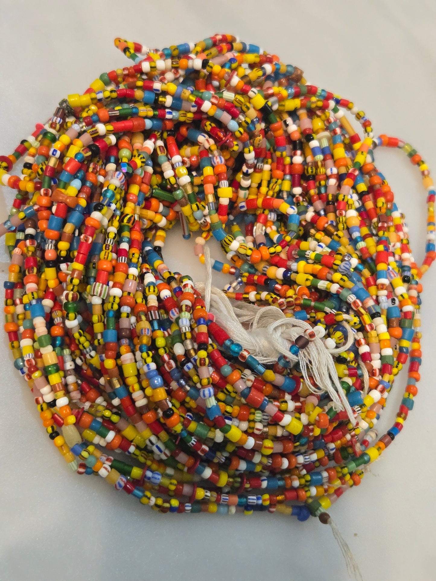 MULTI-COLORED AFRICA HANDMADE  BEADS