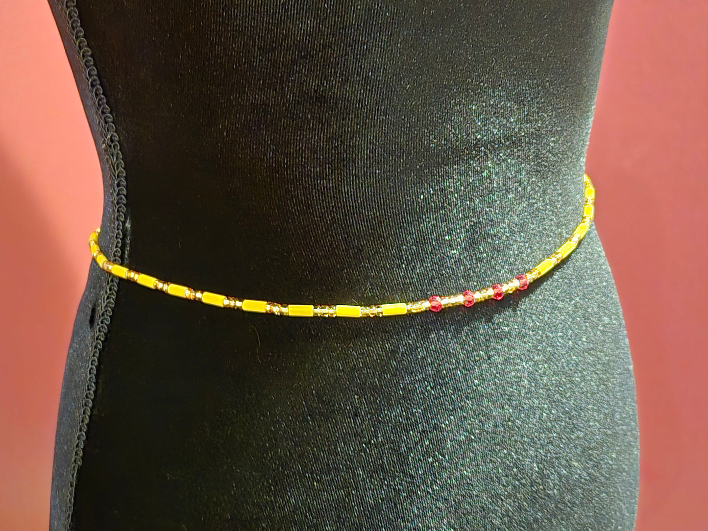 MINI YELLOW STRAW BEADS