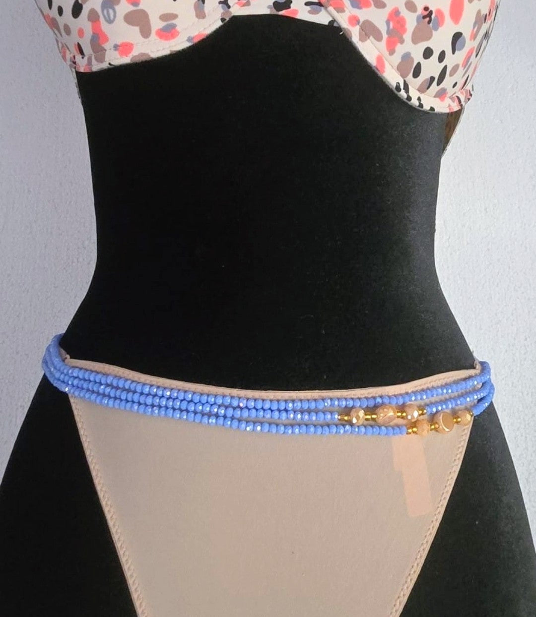 Miracle  Blue waistbeads.